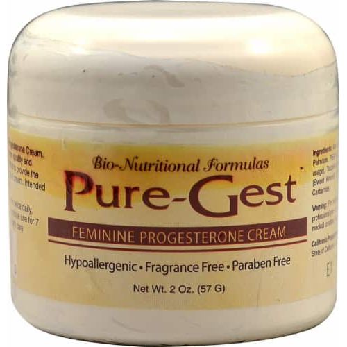 Bio-Nutritional Formulas Pure-Gest Feminine Progesterone Cream 2oz