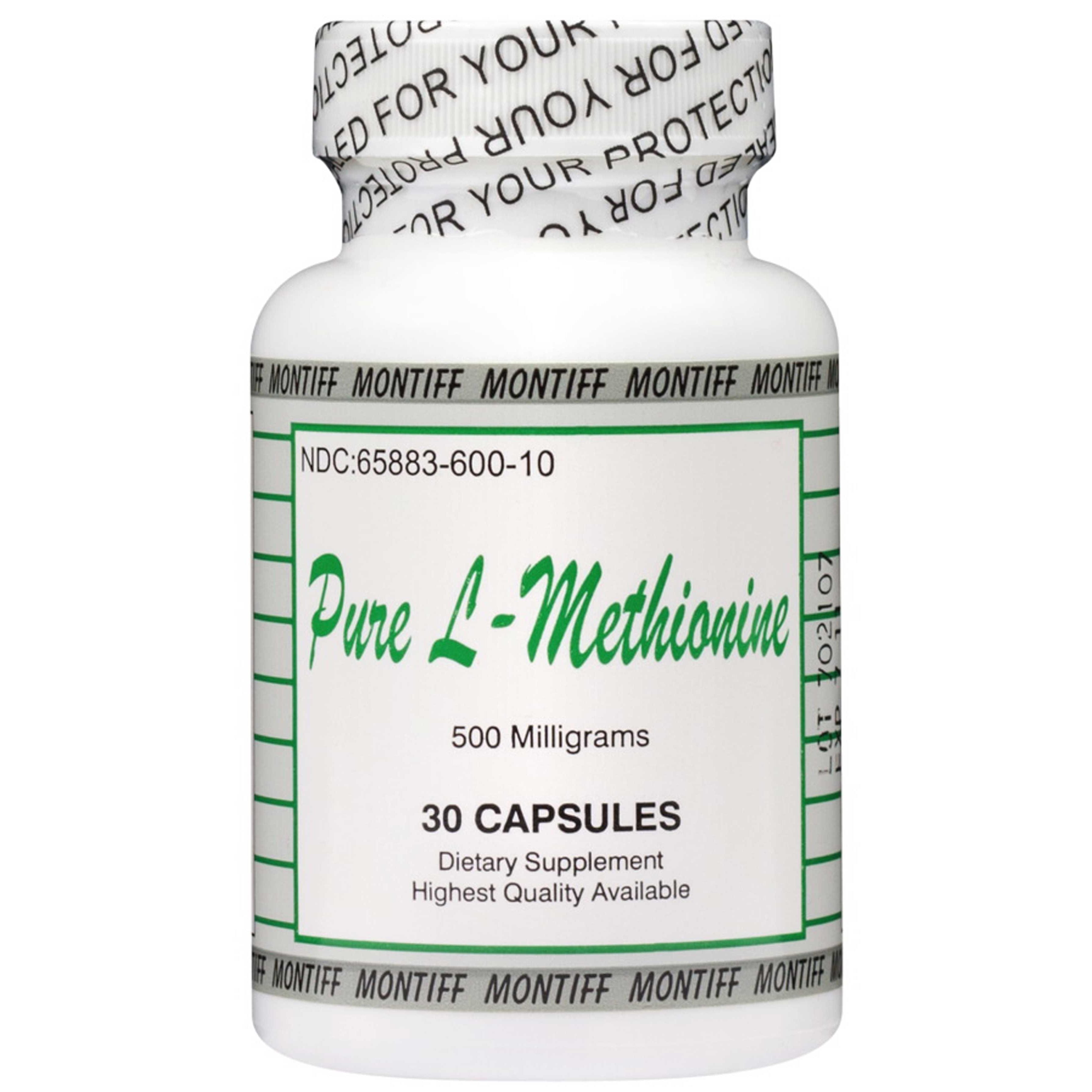 Montiff Pure L-Glutamine 500 mg 250 Capsules