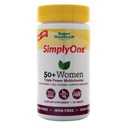 Now Foods Super Nutrition Iron Free SimplyOne 50+ Women 90 Tablets - SU228