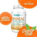 Now Foods Kid Cal Tart Orange 100 Chewables - 1233 - 4 Pack