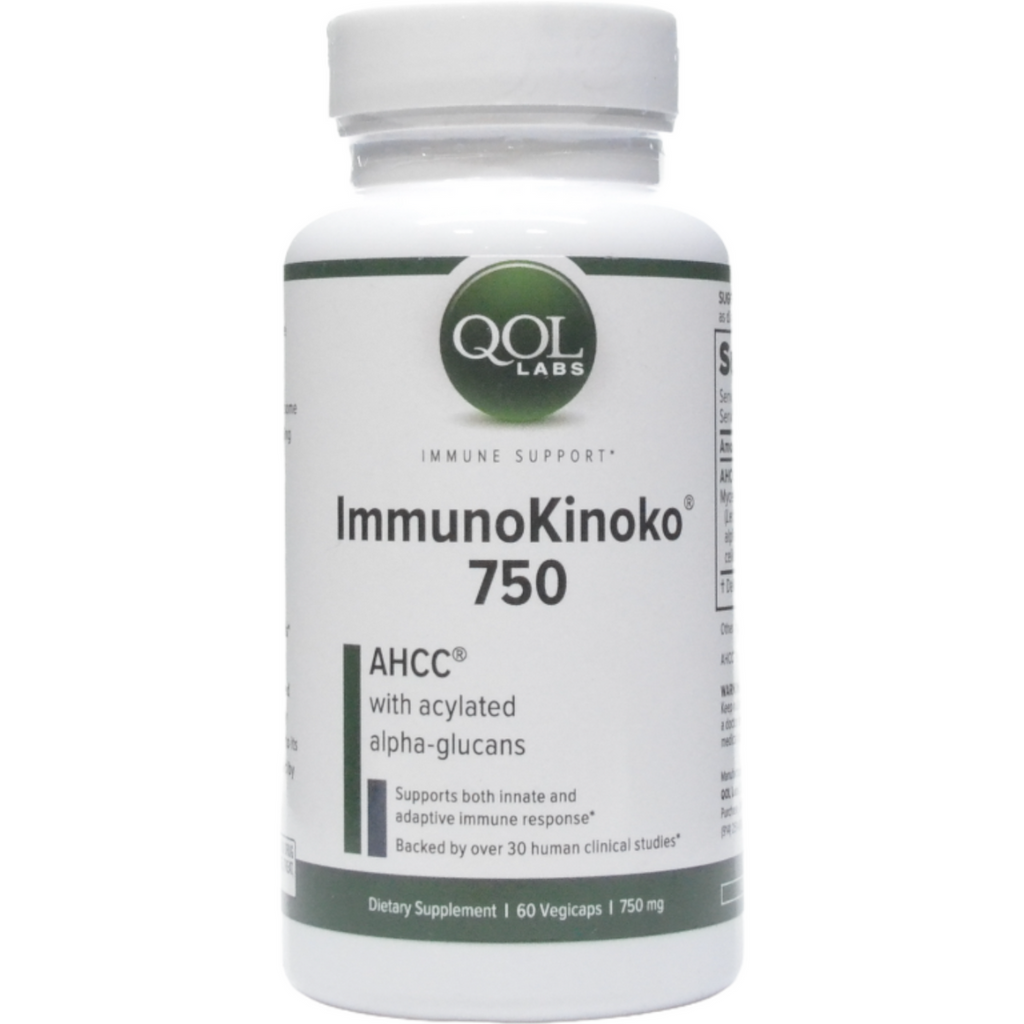 QOL Labs ImmunoKinoko 750 mg 60 Vcaps