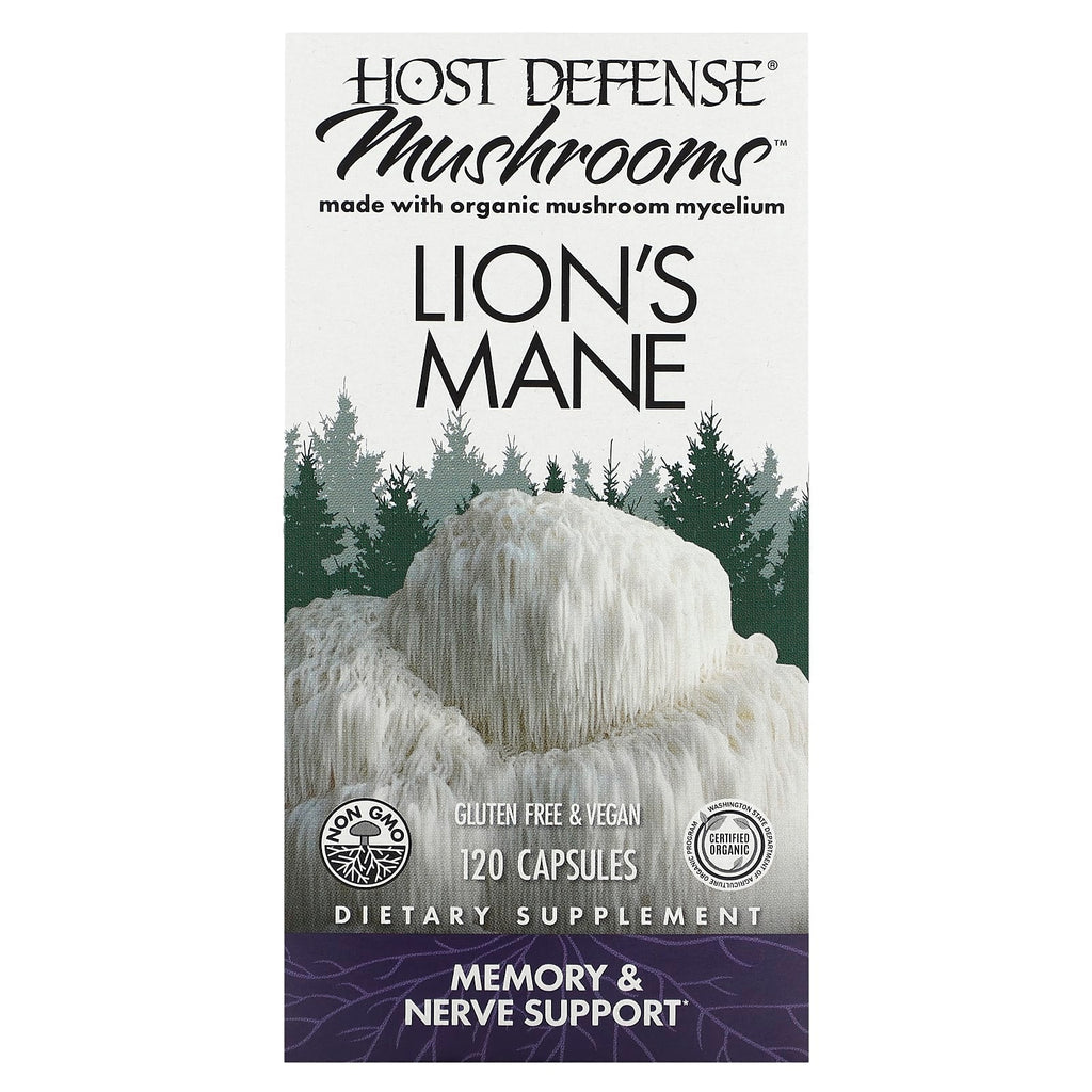 Host Defense Lion's Mane Capsules 120 Vcaps