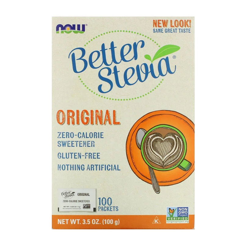 Now Real Foods BetterStevia 100 Packets - 6957 - 2 Pack