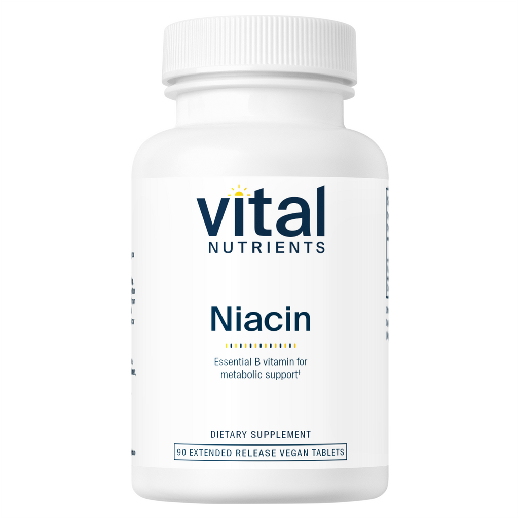 Vital Nutrients Niacin 500 mg 90 Extended Release Tablets