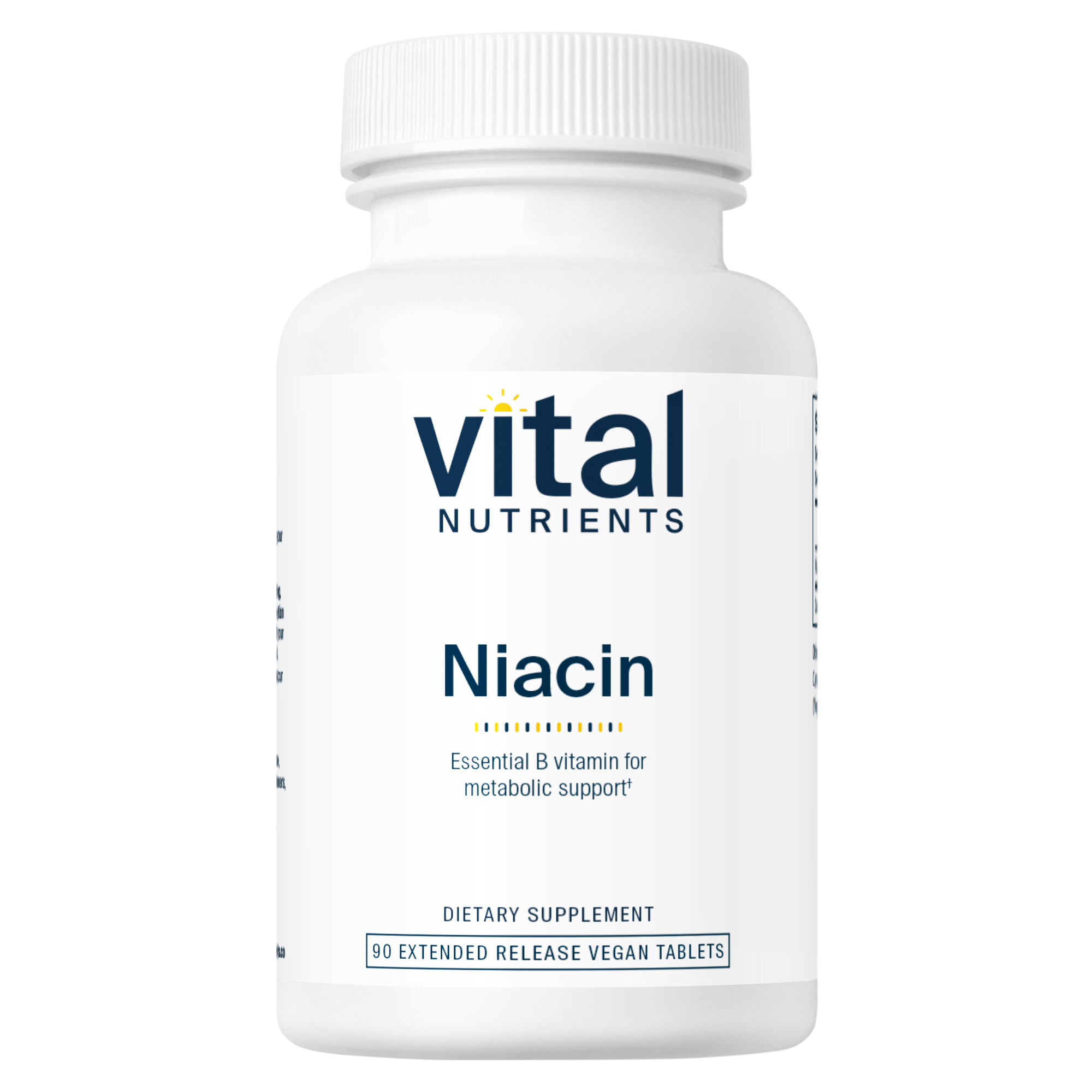 Vital Nutrients Niacin 500 mg 90 Extended Release Tablets