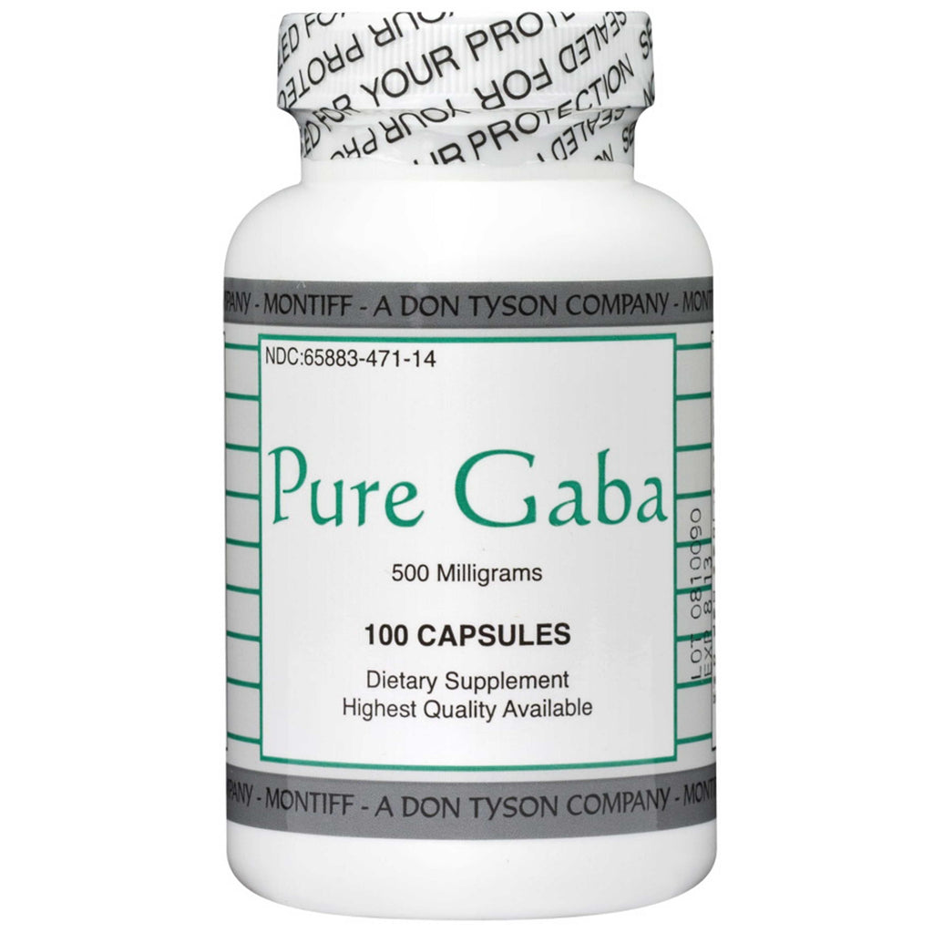 Montiff Pure GABA 500 mg 100 Capsules