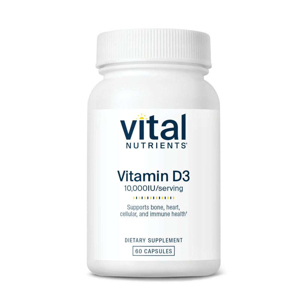 Vital Nutrients Vitamin D3 10,000 IU 60 Vcaps