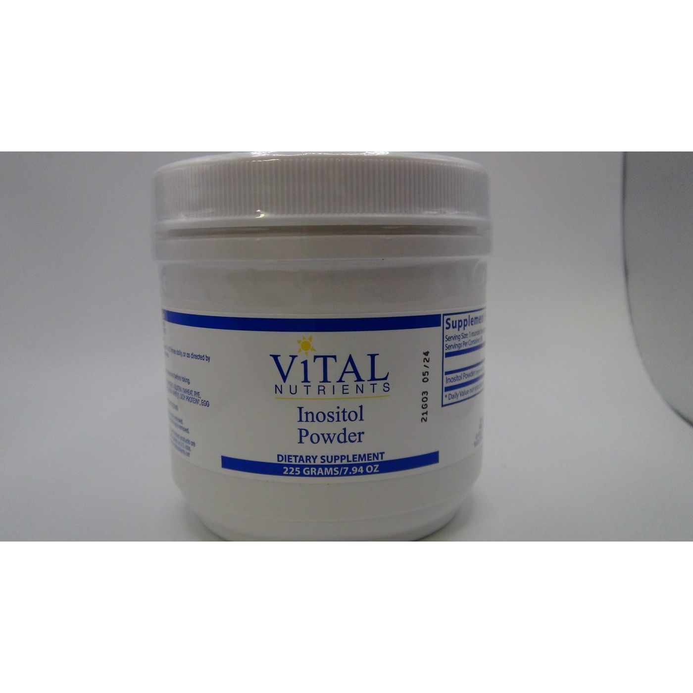 Vital Nutrients Inositol Powder 8oz