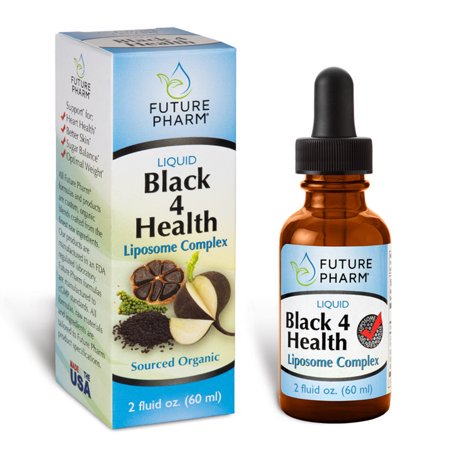 Future Pharm Liquid Black 4 Health Lipsome Complex, 2 Fluid Ounces