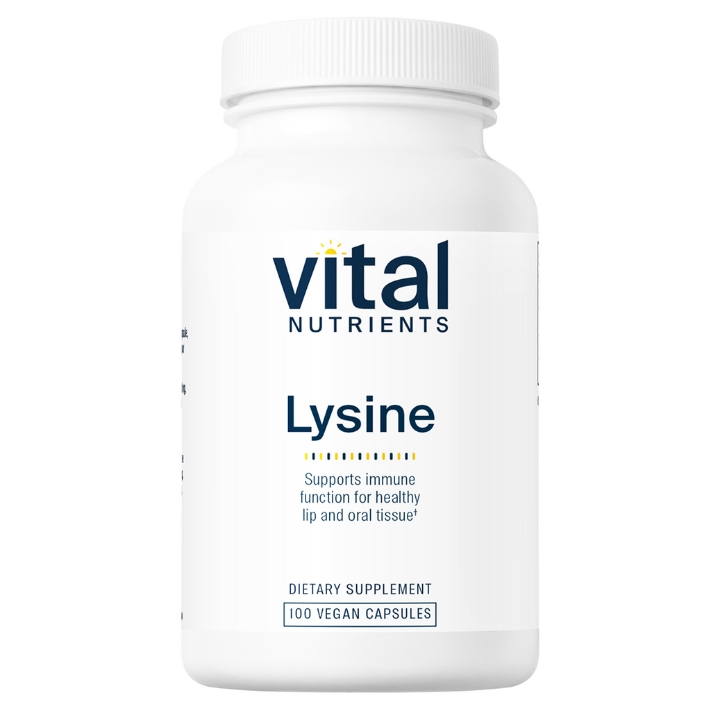 Vital Nutrients Lysine 500 mg 100 Vcaps