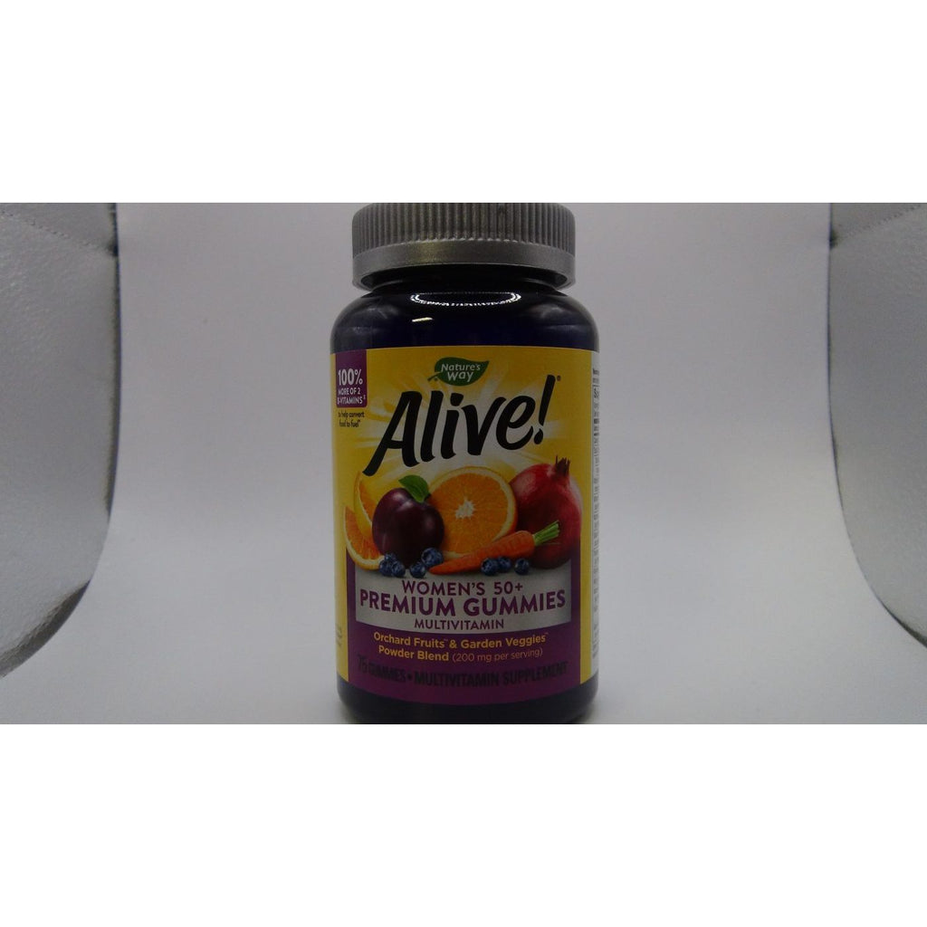 Nature's Way Alive! Premium Women’s 50+ Gummy Multivitamin 75 Gummies