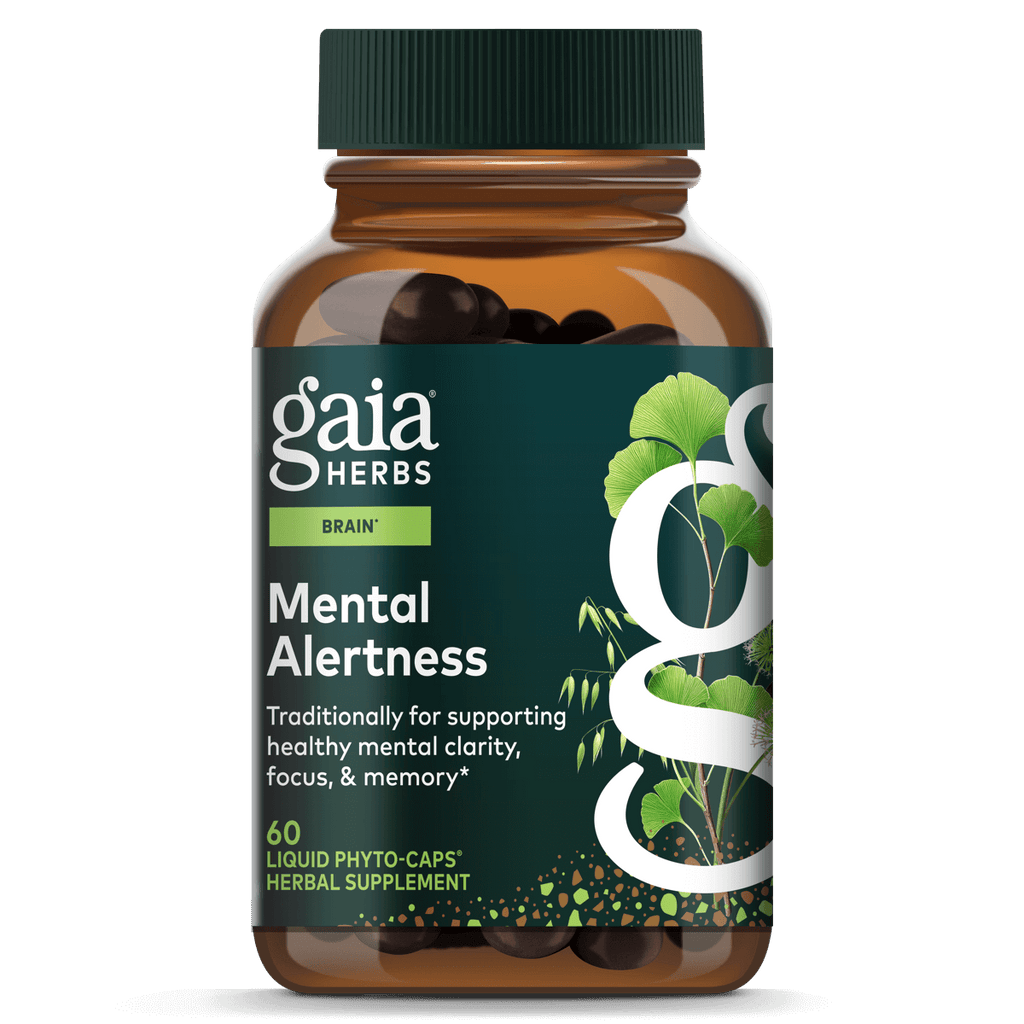 Gaia Herbs Mental Alertness 60 Capsules - 3 Pack
