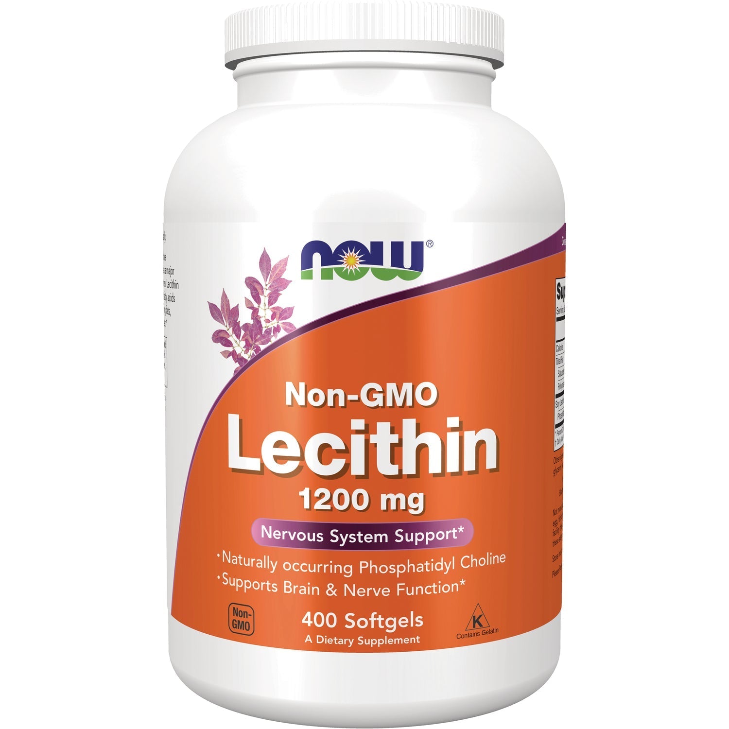 Now Foods Lecithin 1200 mg 200 Softgels - 2212 - 2 Pack