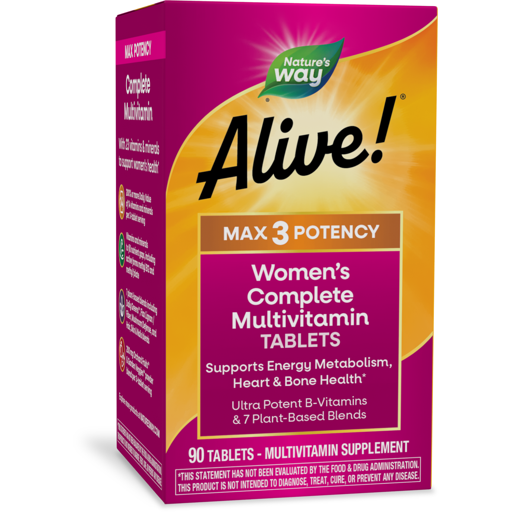 Nature's Way Alive! Max3 Potency Women’s Multivitamin 90 Tablets