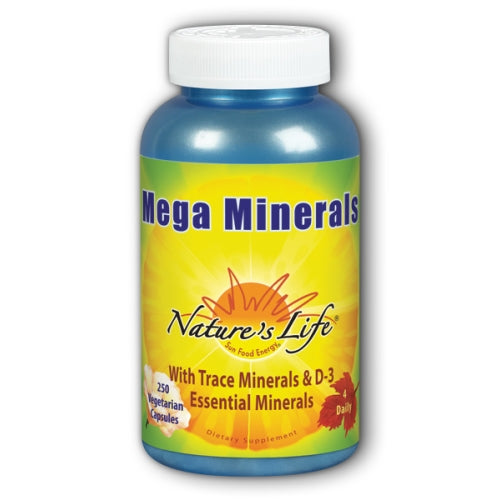 Nature's Life Mega Minerals Complex 250 Vcaps    450