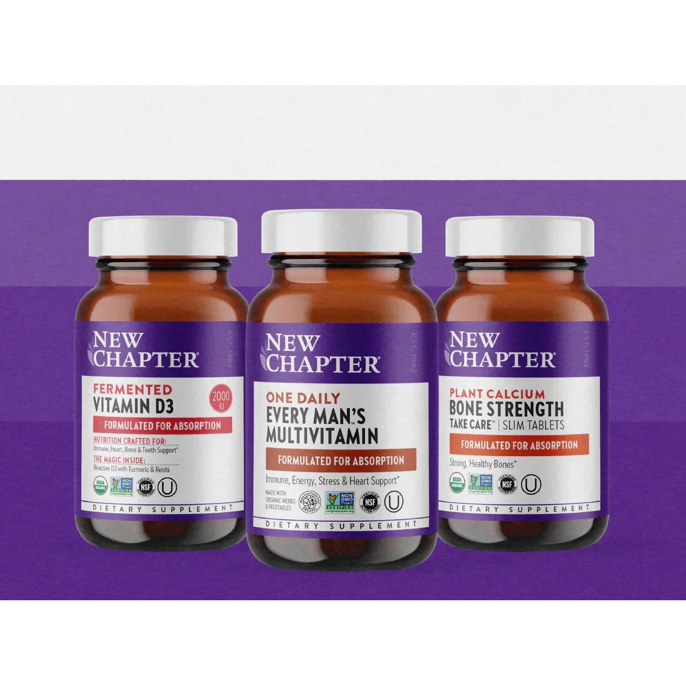 New Chapter Every Man's One Daily 40+ Multivitamin 96 Vtabs