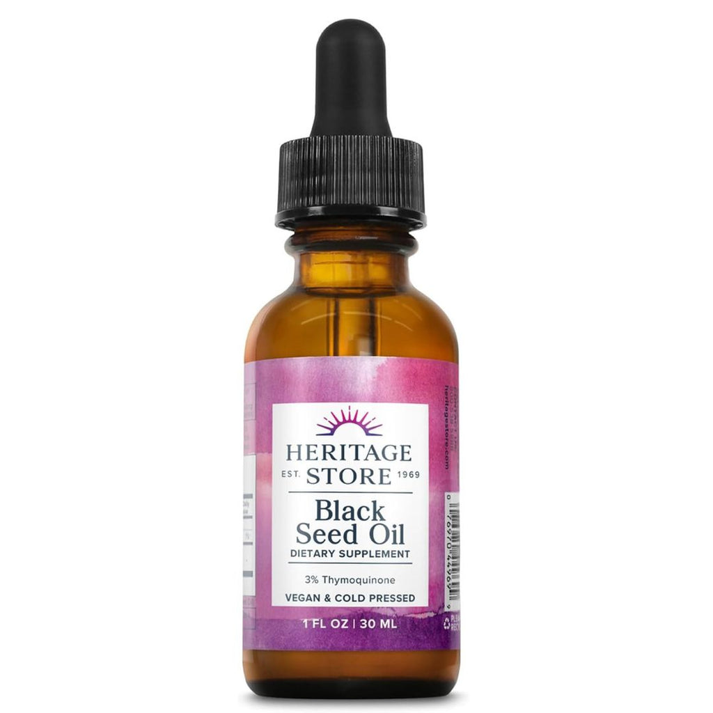 Heritage Black Seed Oil 3% Thymoquinone 1oz
