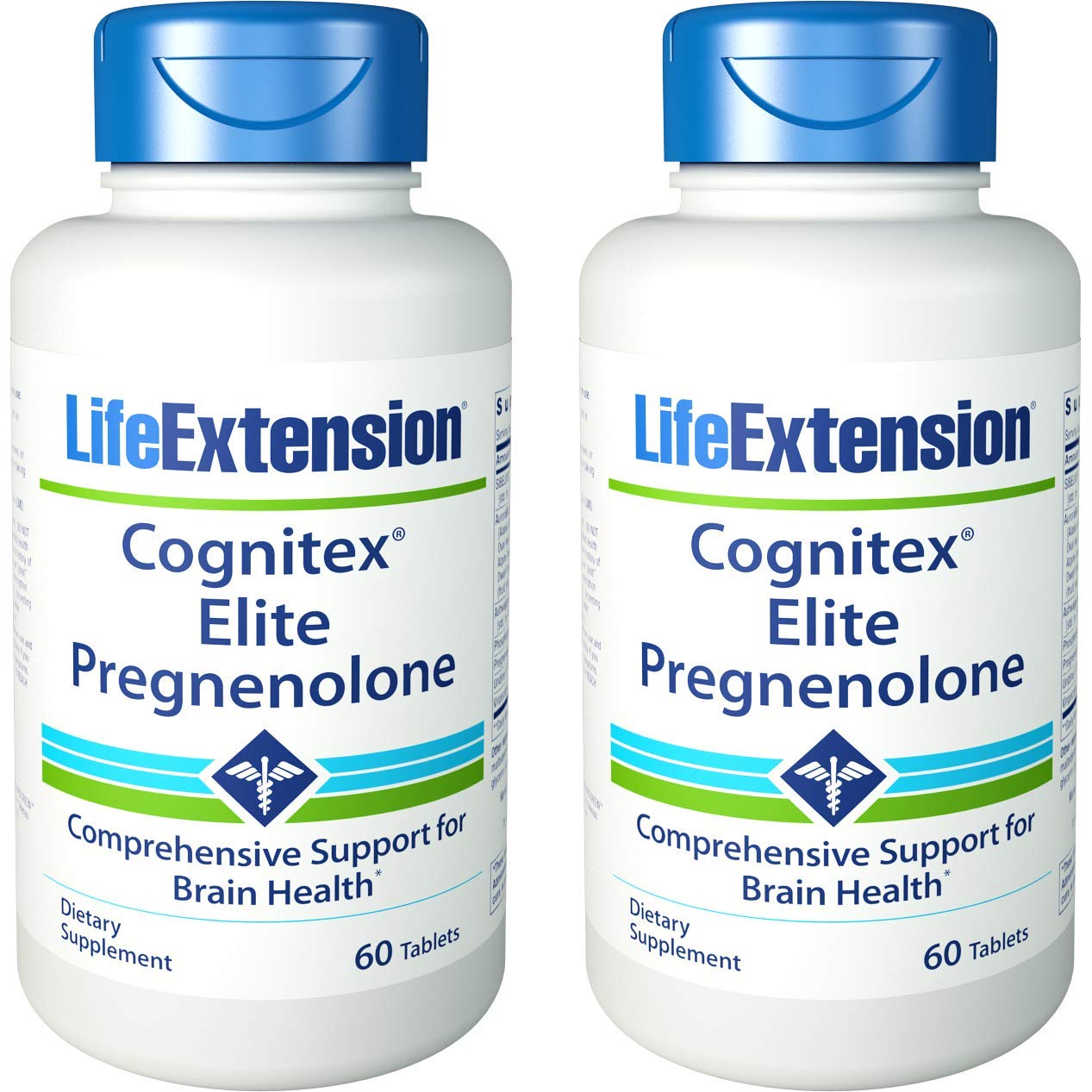 Life Extension Cognitex Elite Pregnenolone 60 Tablets - 2 Pack
