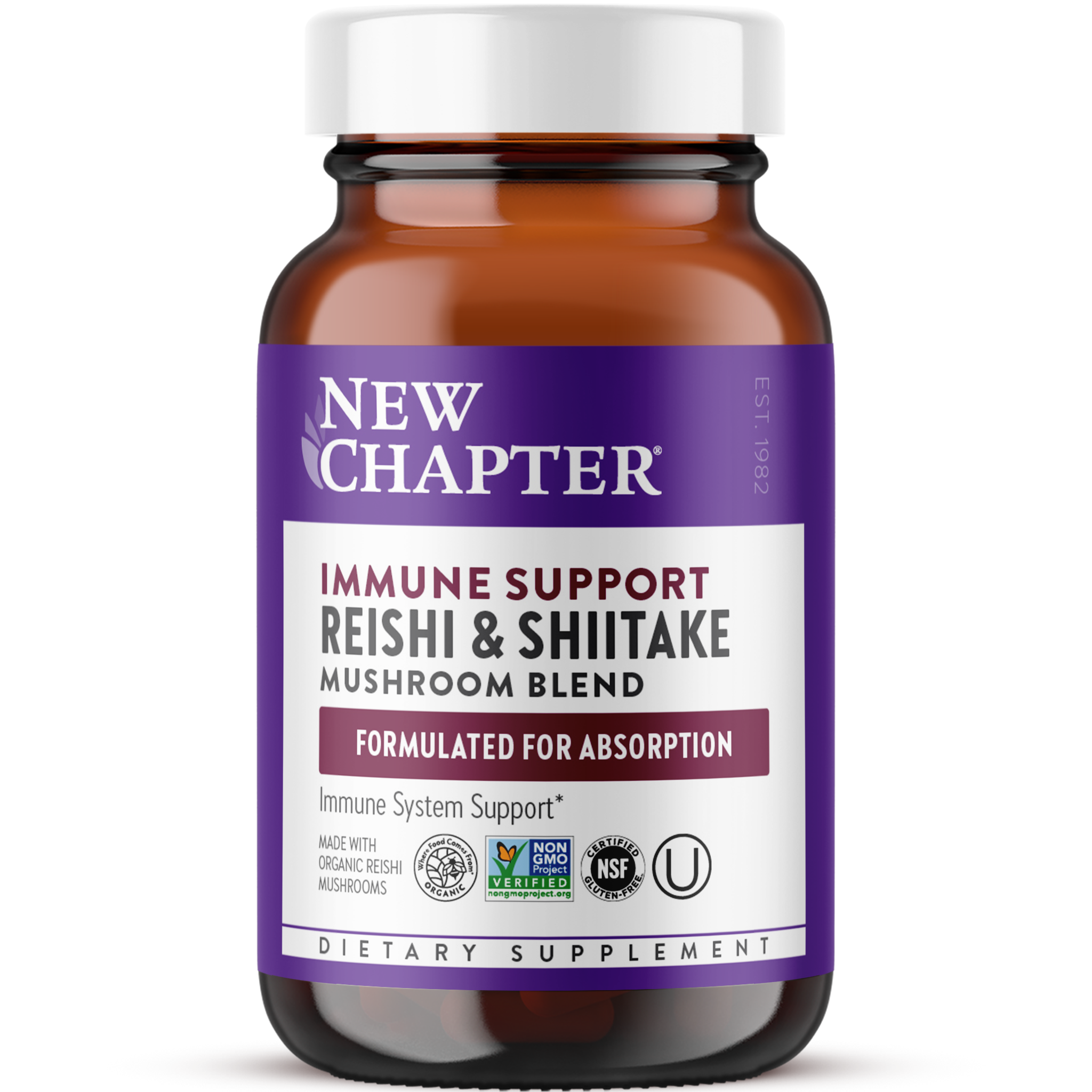 New Chapter LifeShield Immune Support 60 Capsules - 2 Pack