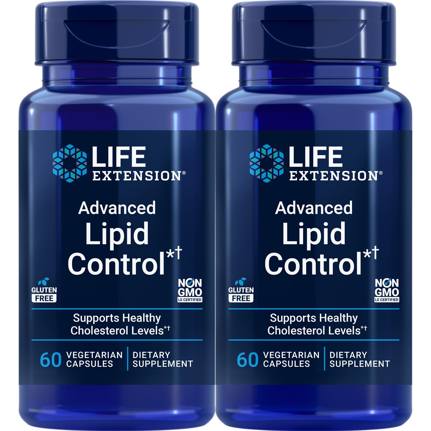 Life Extension Advanced Lipid Control 60 Vcaps - 2 Pack