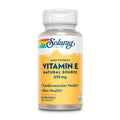 Solaray Vitamin E d-Alpha Tocopherol 60 Softgels