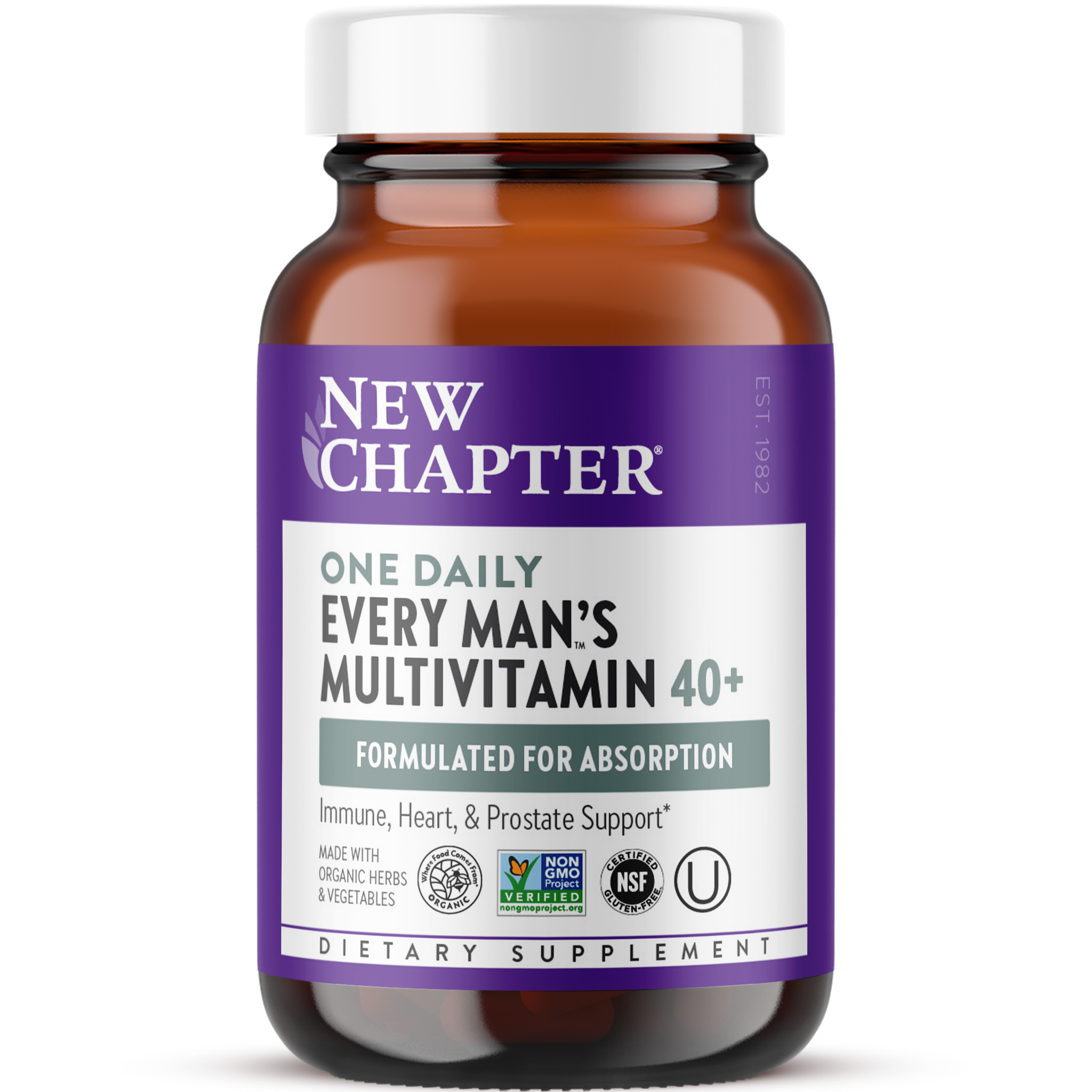New Chapter Every Man's One Daily 40+ Multivitamin 24 Tablets