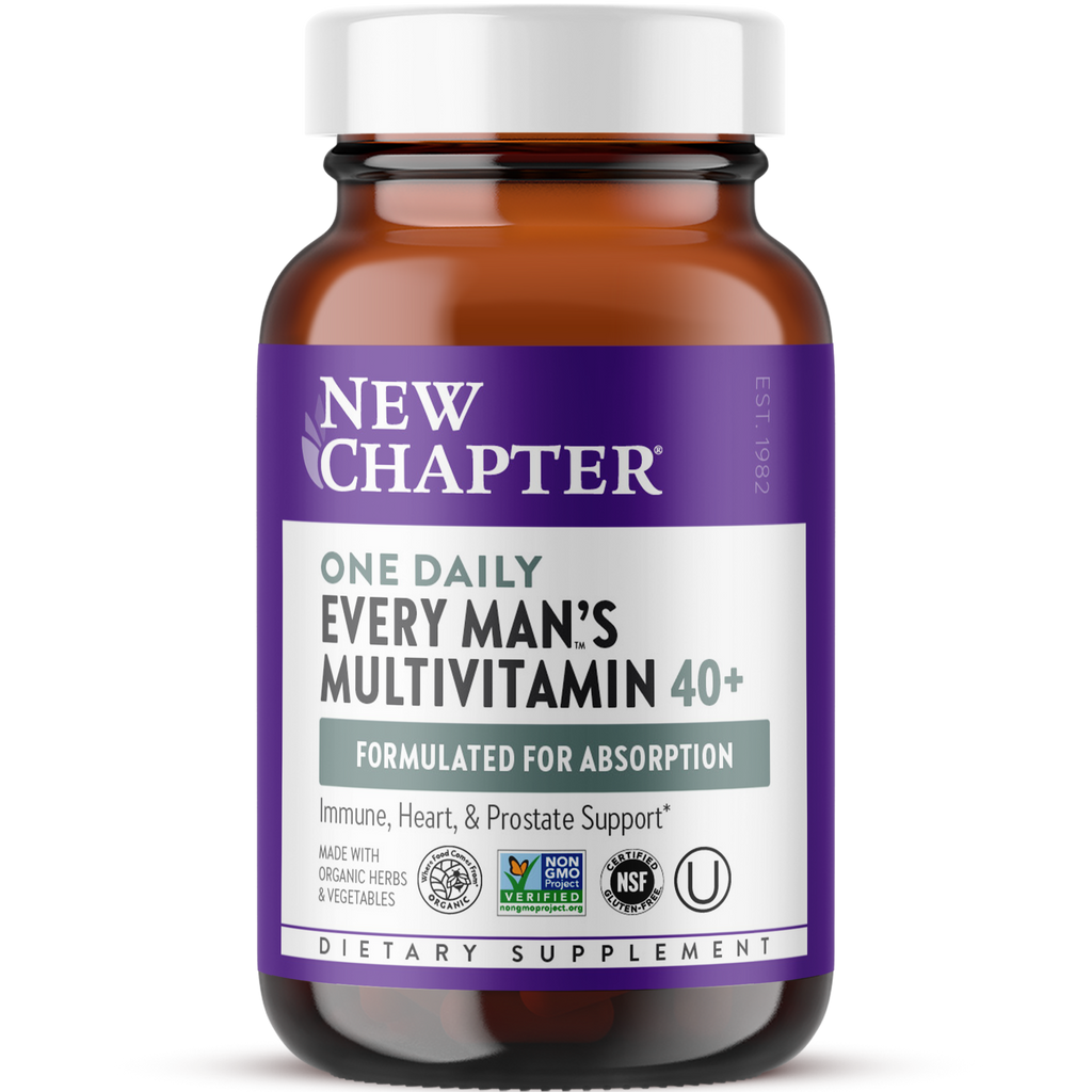 New Chapter Every Man's One Daily 40+ Multivitamin 24 Tablets