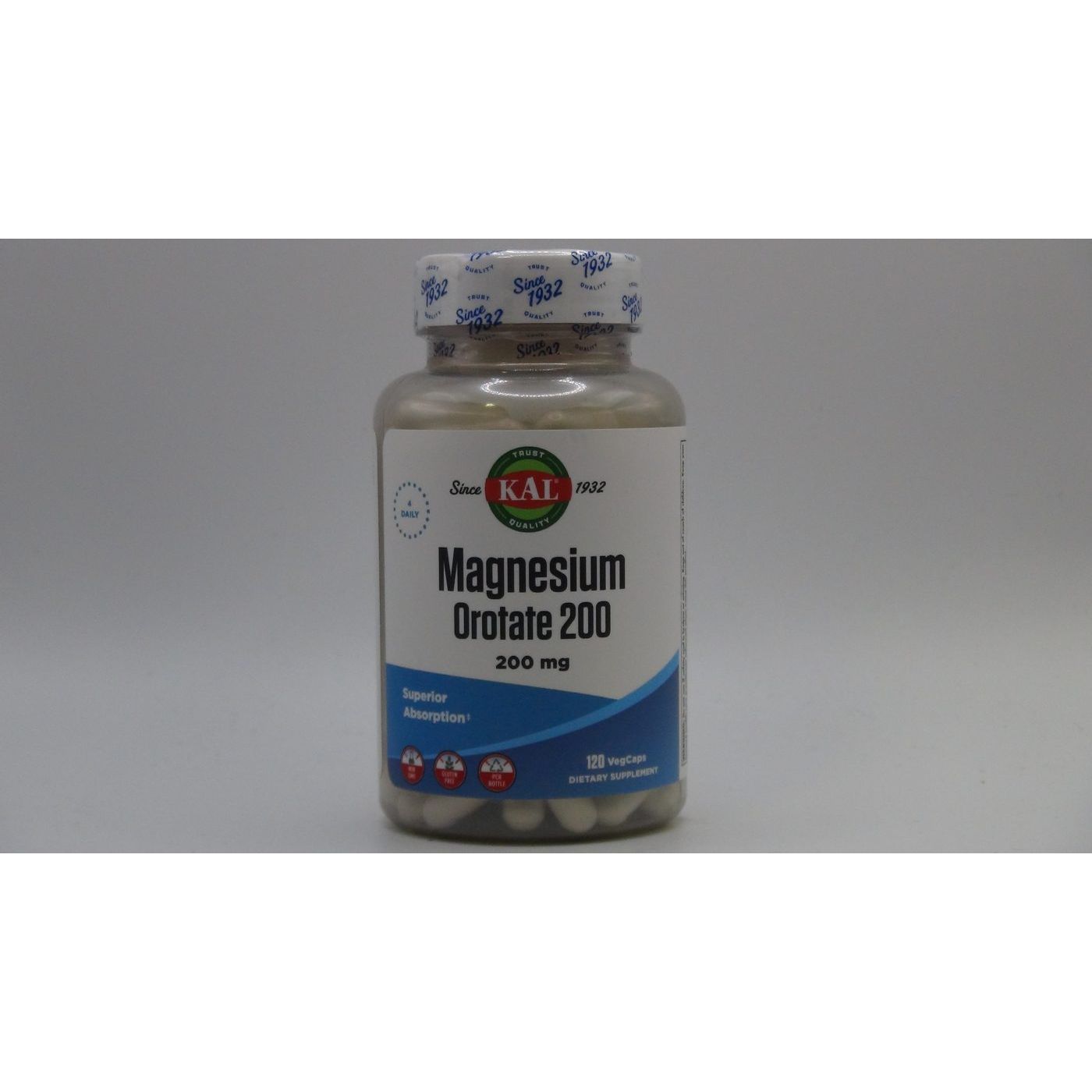 KAL Magnesium Orotate 200 mg 120 Vcaps