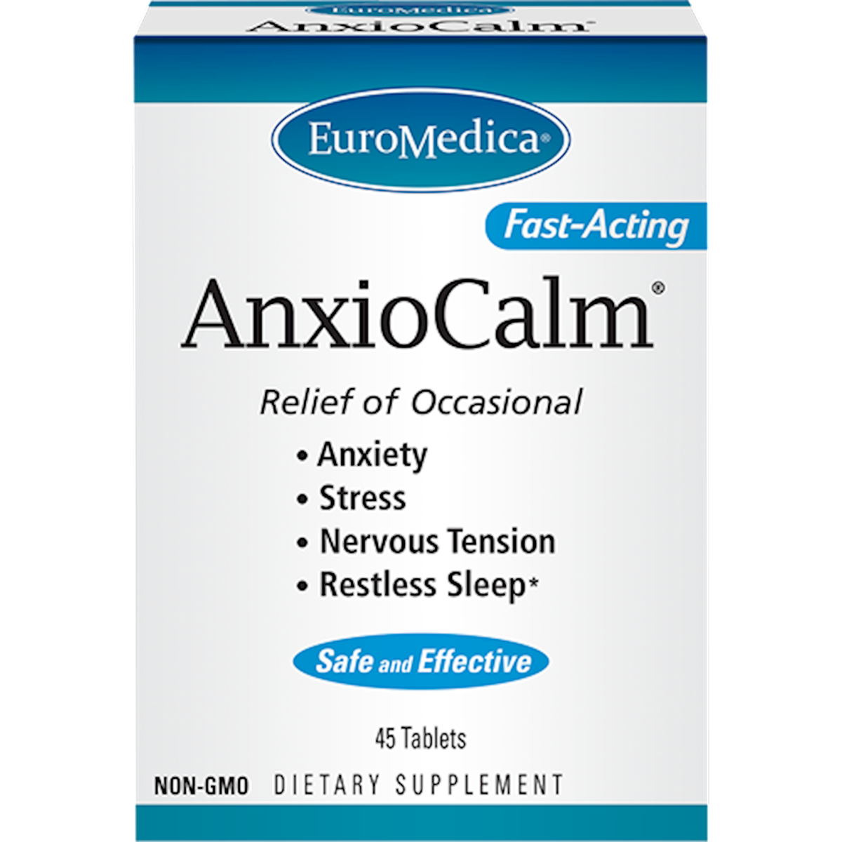 EuroMedica AnxioCalm 45 Tablets