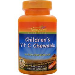 Thompson Children's Vitamin C Orange 100 Chewables