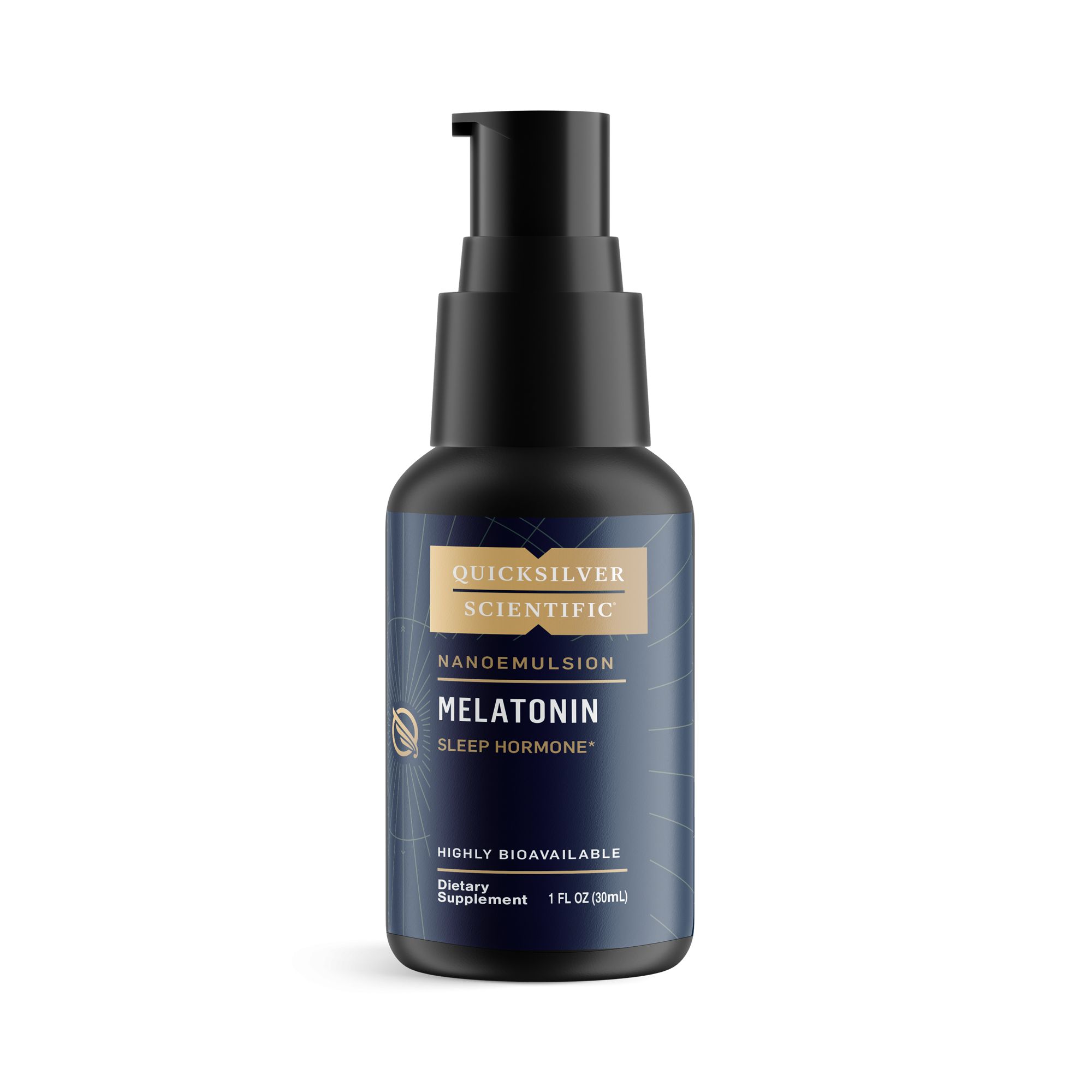 Quicksilver Scientific Melatonin 1mg 1oz
