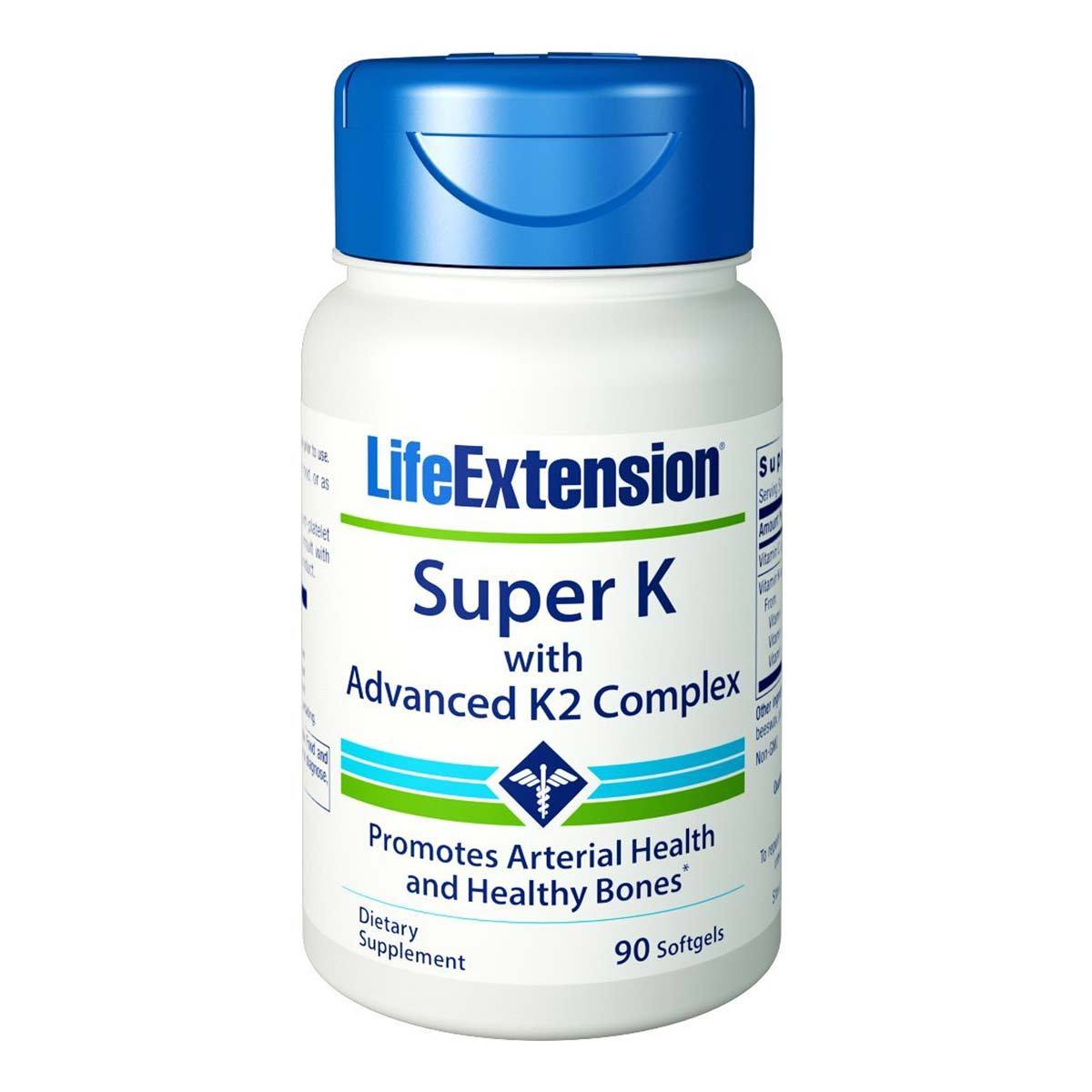 Life Extension Super K With Advanced K2 Complex 90 Softgels