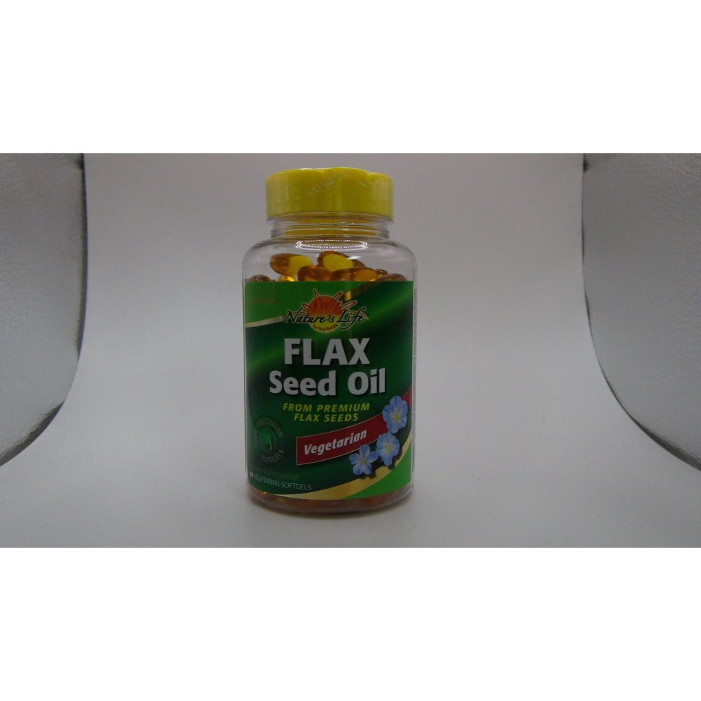 Nature's Life Flax Seed Oil 90 Softgels   94043
