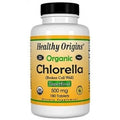 Healthy Origins Organic & Kosher Chlorella 500mg 180 Tablets