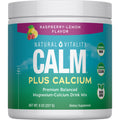 Natural Vitality Calm Plus Calcium Raspberry Lemon 16oz