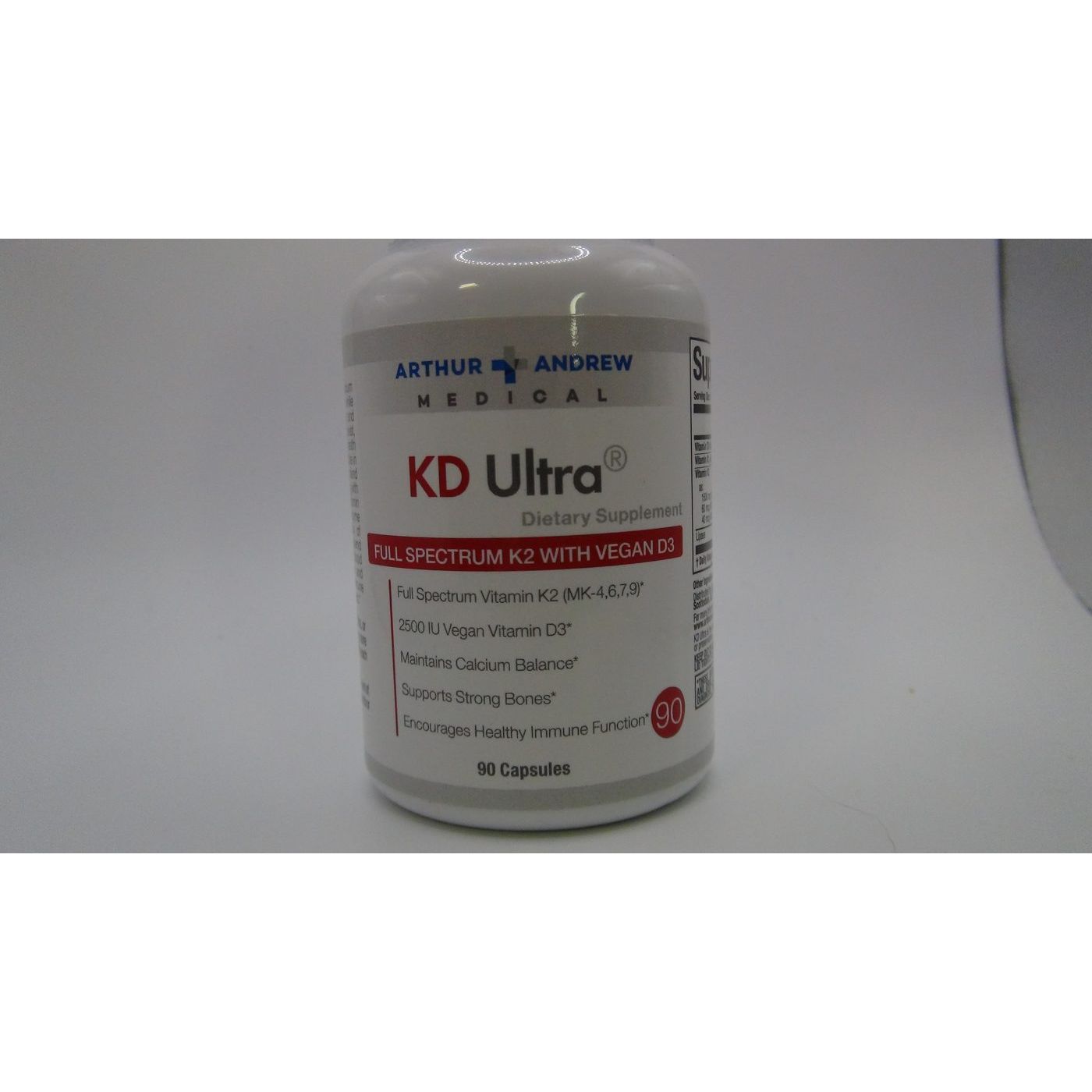 Arthur Andrew KD Ultra Full Specturm K2 & Vegan D3 90 Capsules