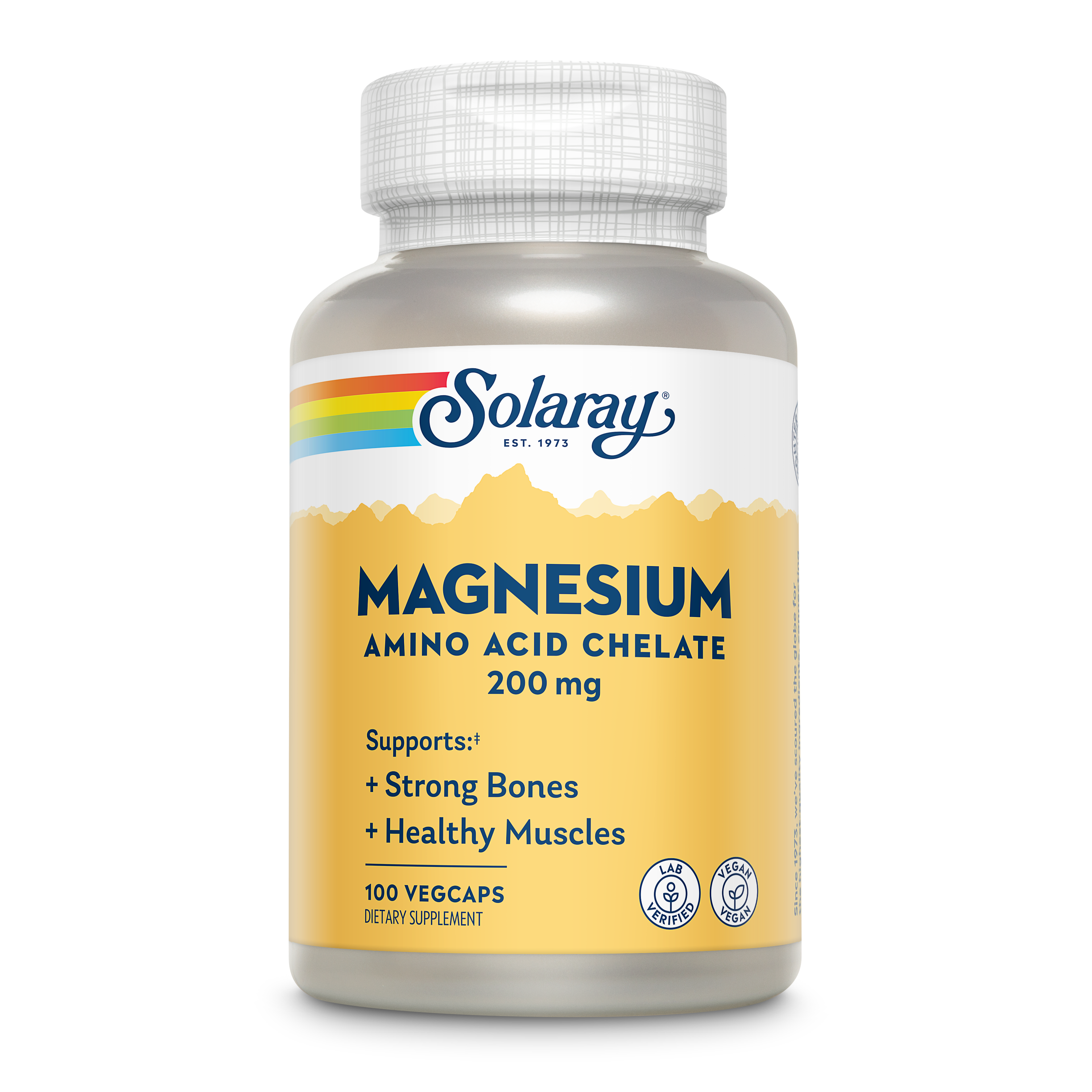 Solaray Magnesium Chelated 100 Tablets    81123