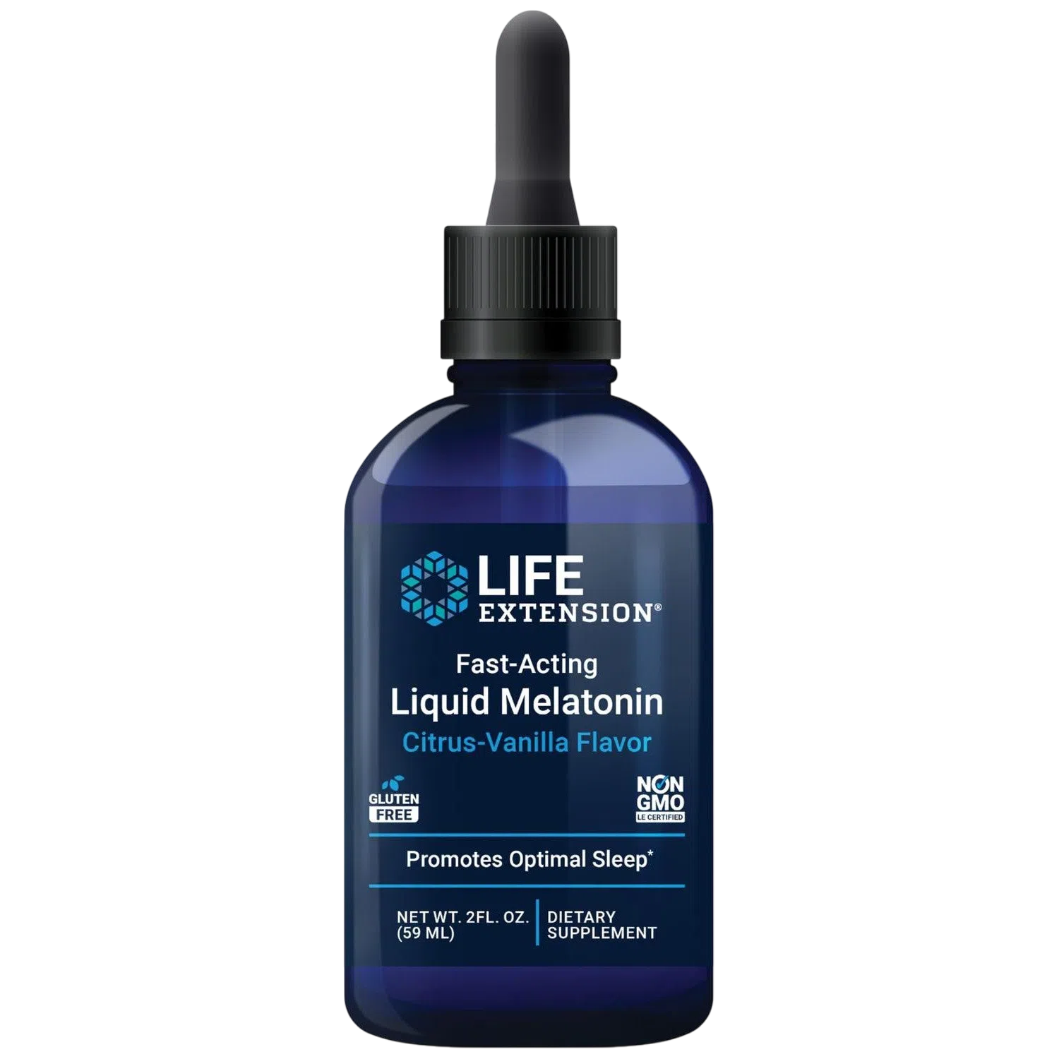 Life Extension Fast-Acting Liquid Melatonin Citrus Vanilla 2oz
