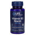 Life Extension Vitaamin B3 Niacin 500 mg 100 Capsules - 3 Pack
