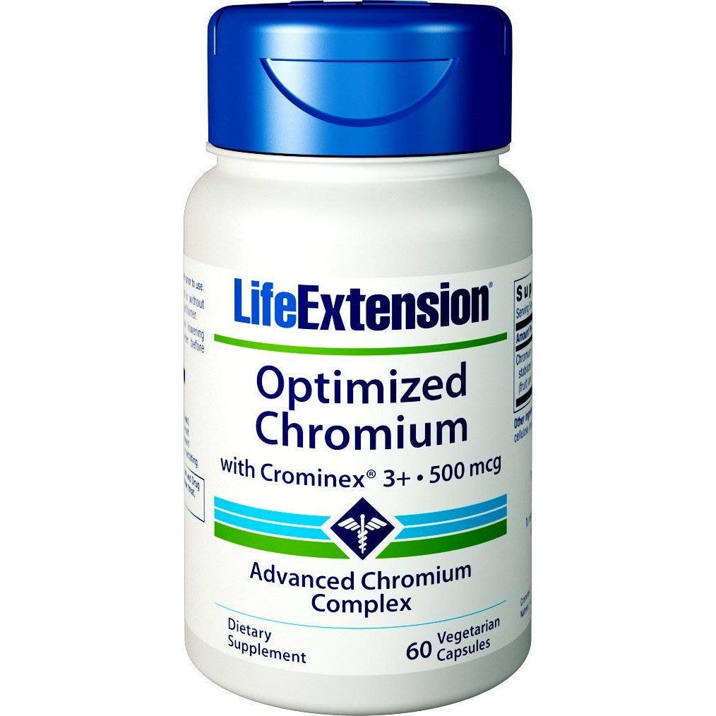 Life Extension Optimized Chromium with Crominex 3+ 60 Vcaps - 2 Pack