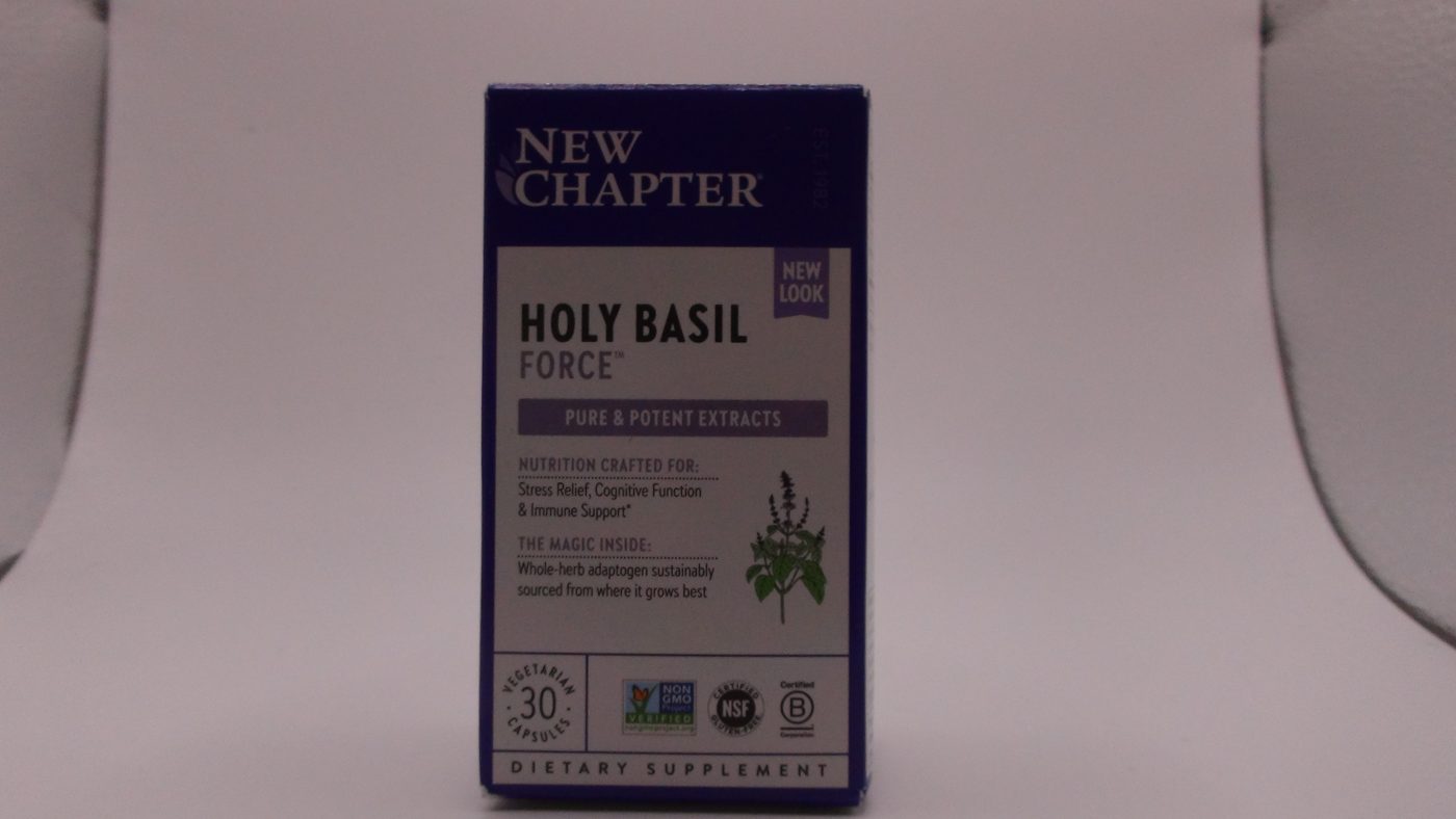 New Chapter - Holy Basil Force - 120 Vegetarian Capsules
