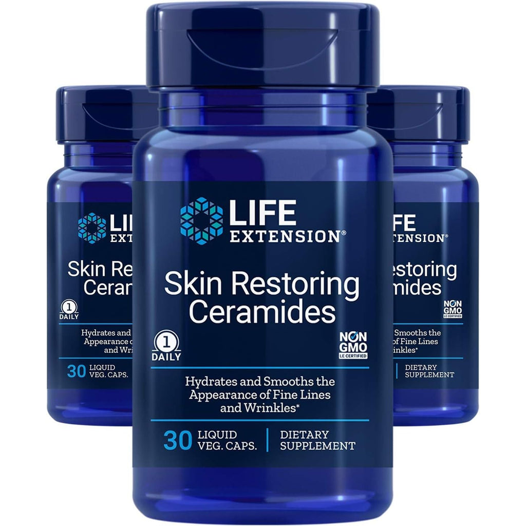 Life Extension Skin Restoring Ceramides 30 Vcaps