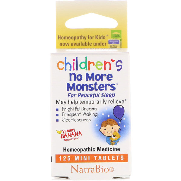 NaturalCare - Children's No More Monsters Banana - 125 Mini Tablets