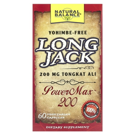 Natural Balance - Long Jack PowerMax 200 - 60 Vegetarian Capsules