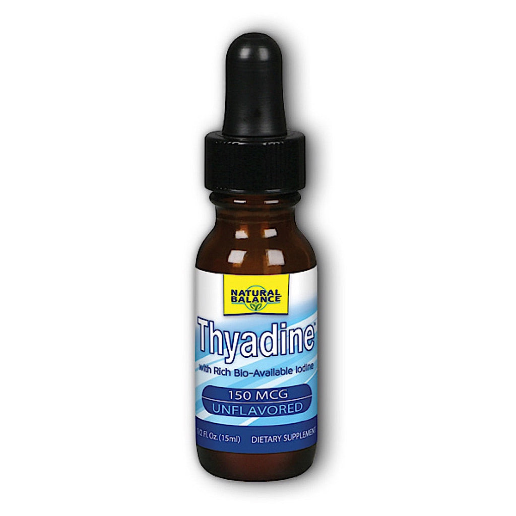 Natural Balance - Thyadine Rich Bio-Available Iodine 150 mcg. - 0.5 oz. (Formerly Trimedica)