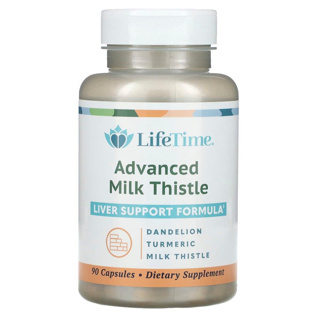 LifeTime Vitamins - Milk Thistle Formula Advanced Liver Cleanse - 90 Capsules