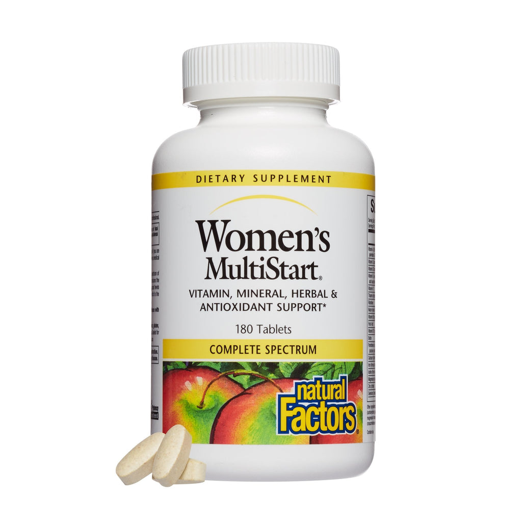 Natural Factors - Women's Plus Multistart - 180 Tablets