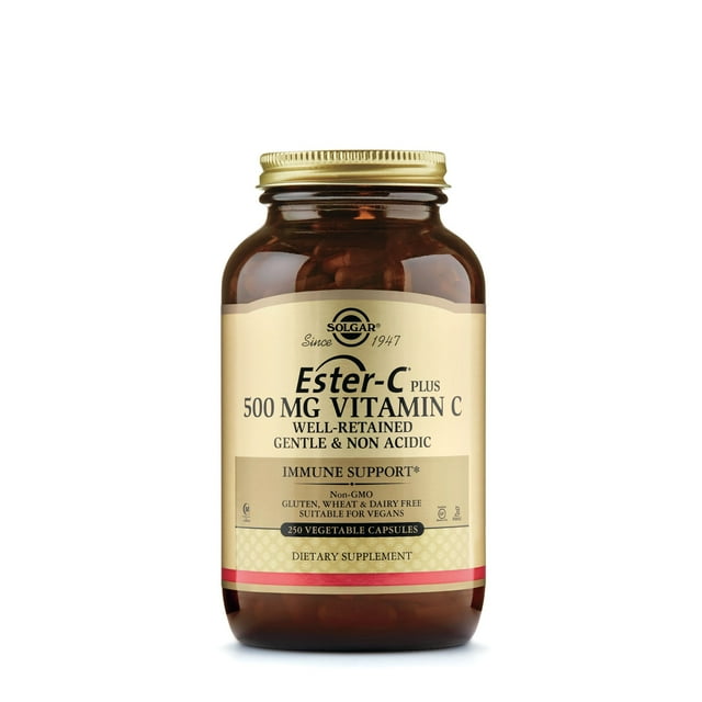 Solgar - Ester-C Plus Vitamin C 500 mg. - 250 Vegetarian Capsules