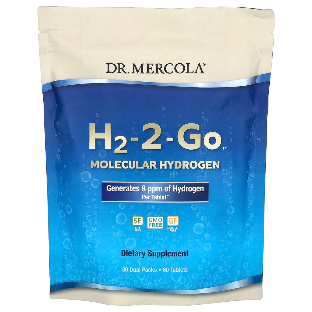 Dr. Mercola - H2-2-Go Molecular Hydrogen - 60 Tablets