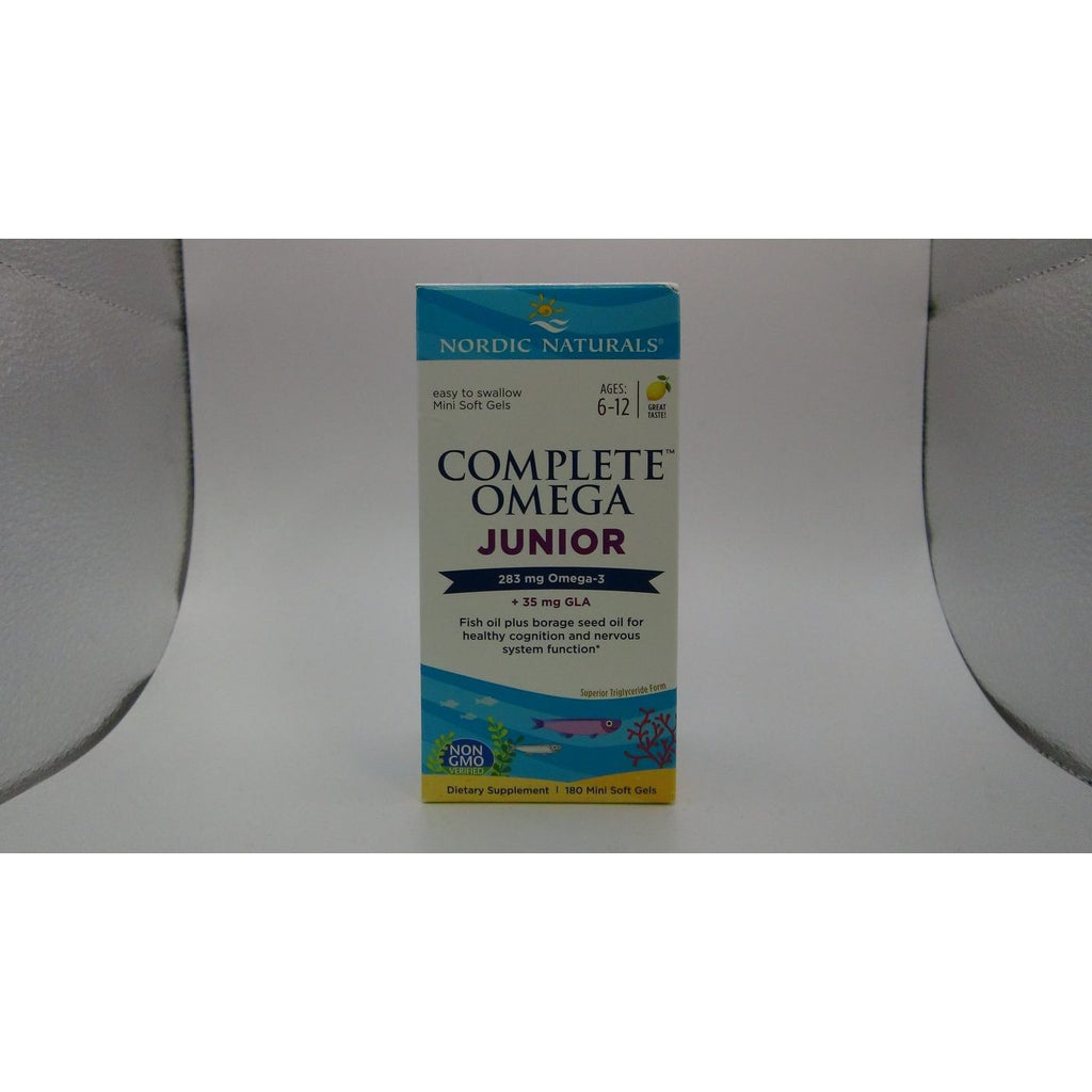 Nordic Naturals - Complete Omega Junior Lemon 500 mg. - 180 Chewable Softgels (formerly Omega-3.6.9 Junior)